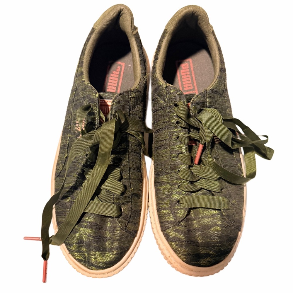 Puma Women’s Camouflage Green Sneakers